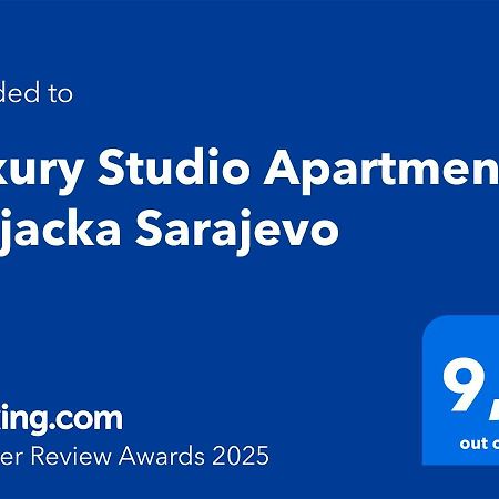 Luxury Studio Apartment Miljacka サラエヴォ エクステリア 写真