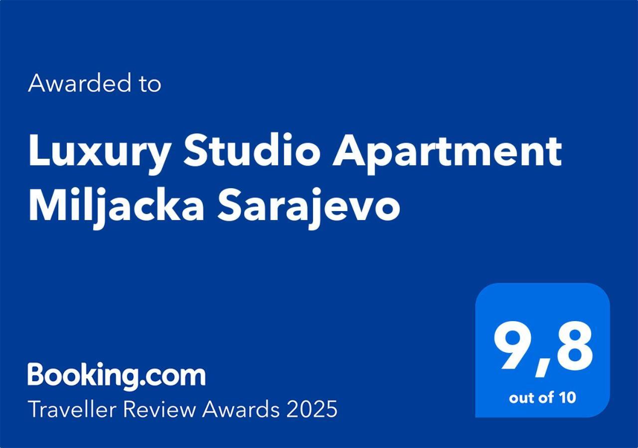 Luxury Studio Apartment Miljacka サラエヴォ エクステリア 写真
